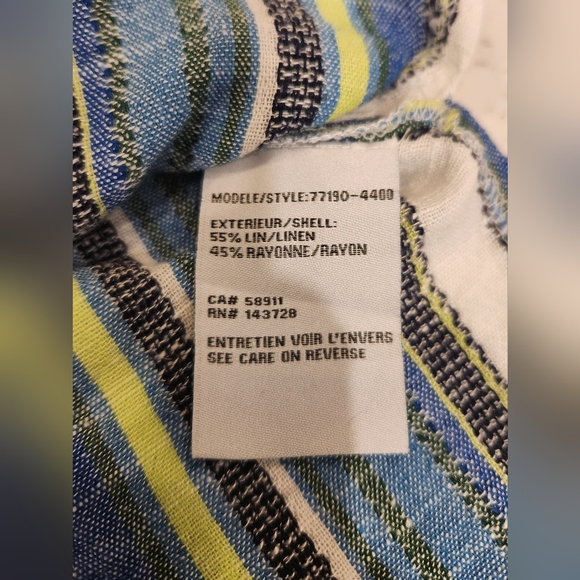 Ladies casual button down tank - Picture 4 of 4